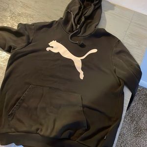 Black puma hoodie
